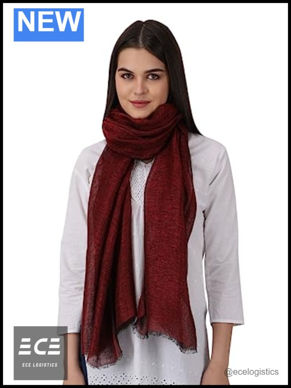 100% Pure Linen Herringbone Jacquard Scarf Wrap Pashmina Lightweight All Weather
